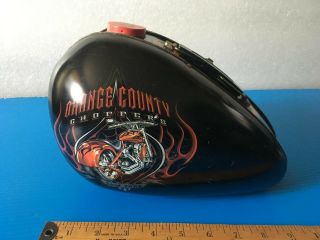 Orange County Choppers (OCC) Pressed Metal Gas Tank Style Lunch Box 3
