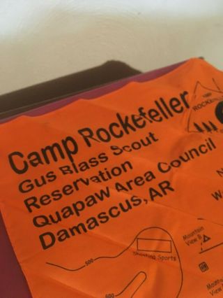 Camp Rockefeller Staff Cope Oa Bandanna Quapaw Council Boy Scouts