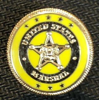 Usms - Us Marshals Service Color - Of - The - Day 53rd District Ny Yellow Lapel Pin