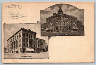Oklahoma City Indian Territory India Temple Masonic Temple 1905 Art Nouveau B&w
