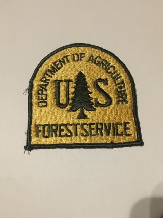 Vintage Us Forest Service - United States Department Of Agriculture Patch Fire