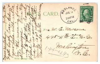 1920 Arch of Roses,  Highland Avenue,  Redlands,  CA Postcard 5F25 2