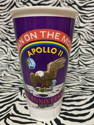 Apollo 11 Plastic Cup Vintage 1990 