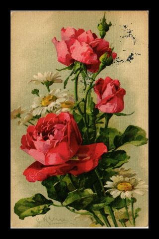 Dr Jim Stamps Various Flowers Topical Greetings Poland Postcard