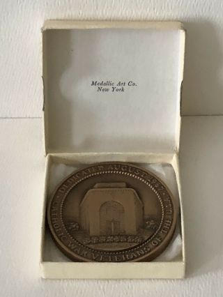 1967 Metallic Art Bronze Medal Catholic War Veterans Of The Usa Washington Dc
