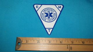 1 Vintage Sticker Decal Emergency Medical Technician Emt Ambulance Rescue