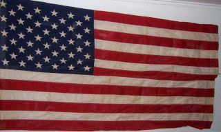 Vintage Usa 50 Star Everwear Bunting American Flag 100 Cotton Dettras 3 