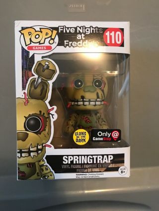 Funko Pop Springtrap Glow In The Dark