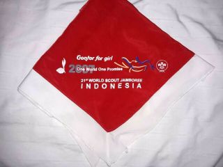 2007 Jamboree Indonesia Scout Boy Scarf Neckerchiefs Camp 2007 Rare