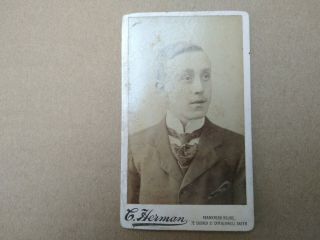 Cdv Victorian Photograph Of A Gent By Herman Of Camberwell Green London