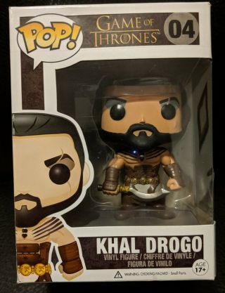 Funko Pop Game Of Thrones Khal Drogo 4 Vaulted And Retired Got