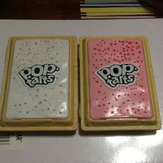 pop tart cases 2 pink and white frosting 2