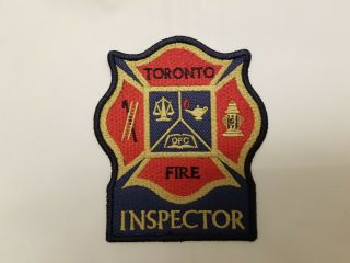 Toronto Fire Inspector Station Patch
