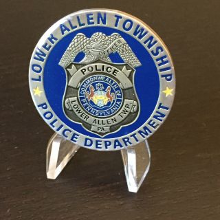 Lower Allen Township Pennsylvania Police Department Challenge Coin