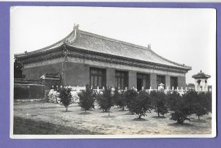 Temple Of Heaven Hall Of Abstinence Peking China Old Photo 14x9cm Ux2