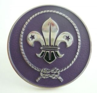 Scouts Of China (taiwan) - World Scout Emblem Neckerchief Woggle / Scarf Slide