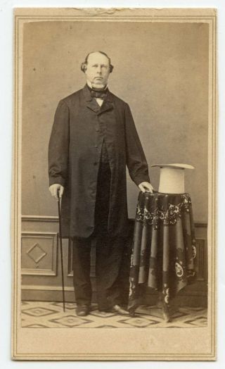 Civil War Cdv Identified Man York Edwin Price Period Ink Jordan And Co