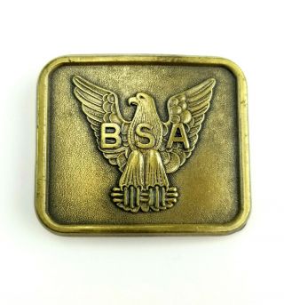Vintage Bsa Boys Scout Eagle Scout Award Belt Buckle Bt