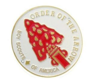 Order Of The Arrow Hiking Staff Walking Stick Medallion Boy Scouts Of America Oa