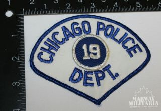 Early Chicago (number 19) Illinois Police Patch (17545)