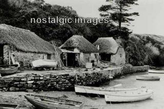 Old Photo Taken From A 1939 Image Of Bantham Quay Devon