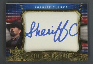 2016 Decision Gold Foil Sheriff Clarke Cut Signature Auto