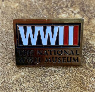 Rare Vintage National Wwii World War Two Museum Pin Badge Orleans