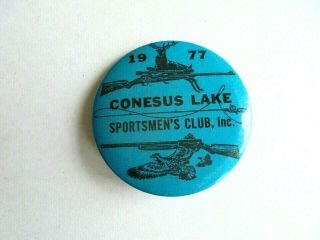 Vintage 1977 Conesus Lake Sportsmen 
