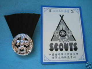 Scouts Of China (taiwan) District Scout Master / Leader (dsm / Dsl) Metal Plume