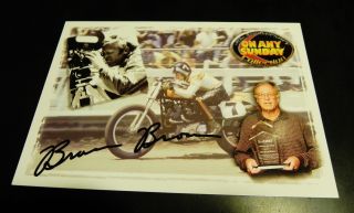 On Any Sunday 30th Anniv.  Motor Sport Motorcycle Bruce Brown Motocross Postcard