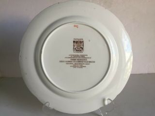 1937 Paragon China KING GEORGE VI and Queen Elizabeth Coronation Plate 10 1/2 
