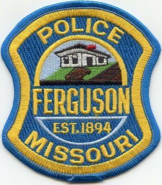 Ferguson Missouri Mo Police Patch
