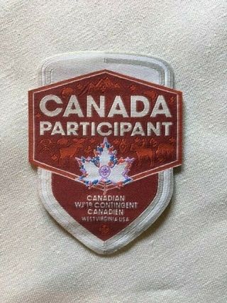24th World Scout Jamboree 2019 Canadian Contingent Participant Badge
