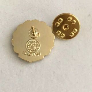 Vtg IBEW Electrical Worker Union Enameled 10 Year Service Lapel Pin Carded A222 4
