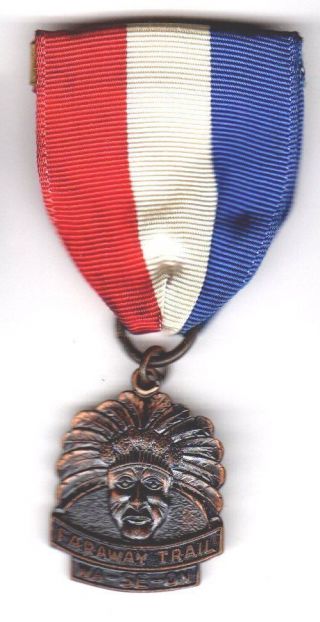 Faraway Trail Boy Scout Medal Ca.  1958,  Wa - Se - On,  Wauseon,  Ohio E4