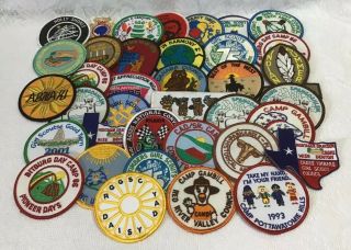 (37) Vintage Girl Scout Council Patches