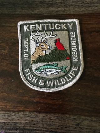 Kentucky Dept.  Of Fish & Wildlife Resources Patch