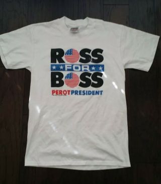 Nwot Vintage 1992 Ross Perot Presidential Campaign Shirt - Large