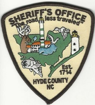 Lighthouse Hyde County Sheriff State Of North Carolina Nc Shoulder Patch