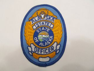 Alaska State Officer Public Safety Vest Patch Defunct Capitol Pd