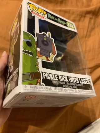 Rick And Morty Funko Pop Pickle Rick (with Laser) 332