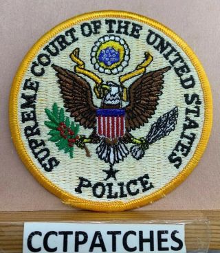 Supreme Court Of United States Police Shoulder Patch