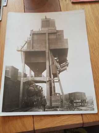 Vintage Locomotives Fuelling L.  M.  S Belfast Photo