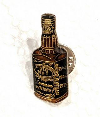 Jack Daniels Bottle Enamel Lapel Pin Pinback Vintage Combine