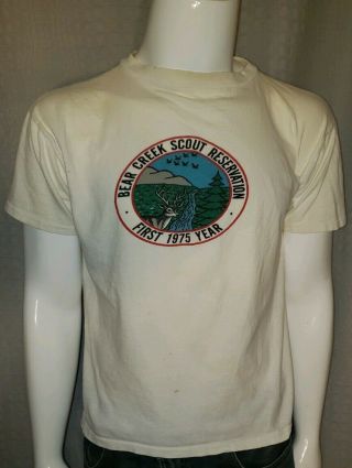 Official Boy Scouts Of America 1970s Vintage Tshirt 70s