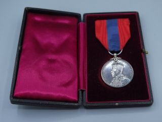 Great Britain Imperial Service Medal King George V Issued To William Hamilton