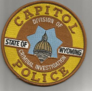 State Of Wyoming Capitol Police Division Of Criminal Investigation