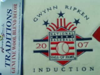 Hall of Fame Pennant 2007 Gwynn / Ripken Induction Baseball Vintage Collectible 3