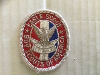 Eagle Scout Patch Smaller Older 1960’s? Style Rank Insignia Badge 2 Al