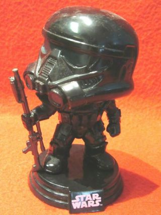 Funko Pop Star Wars Imperial Death Trooper Black Shadow Stormtrooper Bobblehead